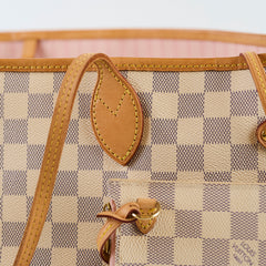 Louis Vuitton Neverfull GM Damier Azur (with Pouch)