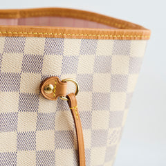 Louis Vuitton Neverfull GM Damier Azur (with Pouch)