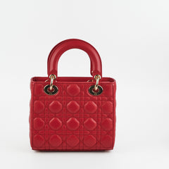Christian Dior Lady Dior Small MY ABC Red