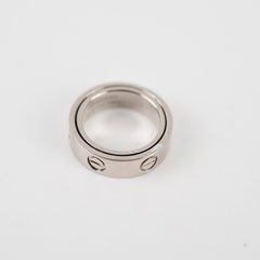 Cartier Secret Love Ring White Gold Size 47