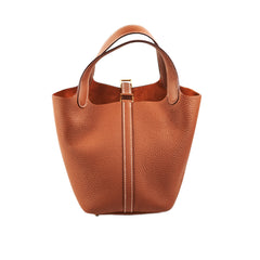 Hermes Picotin 18 Clemence Gold