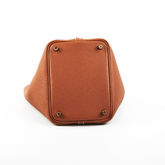 Hermes Picotin 18 Clemence Gold