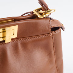 Fendi Mini Peekaboo Brown