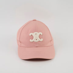 Celine Triomphe Pink Baseball Hat