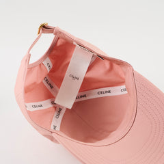 Celine Triomphe Pink Baseball Hat
