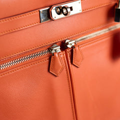 Hermes Kelly 35 Lakis 2Way Orange Mangue? - Stamp Q Square