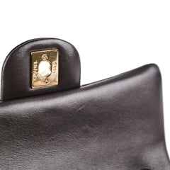 Chanel Mini Rectangular Dark Chocolate Microchip HOLD