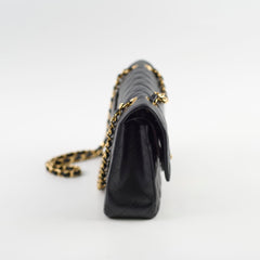 Chanel Caviar Medium/Large Double Classic Flap Black