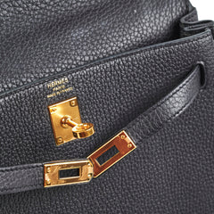 Hermes Kelly 25 Togo Noir- Z Stamp