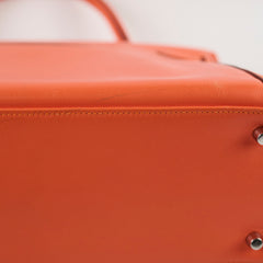 Hermes Kelly 35 Lakis 2Way Orange Mangue? - Stamp Q Square
