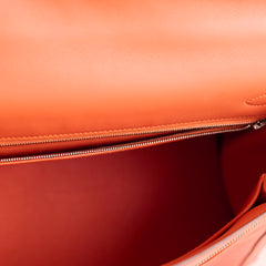 Hermes Kelly 35 Lakis 2Way Orange Mangue? - Stamp Q Square
