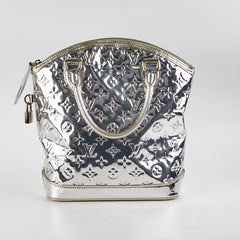 Louis Vuitton Silver Mirror Lock It Bag