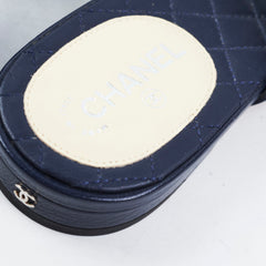 Chanel Sandals Navy Size 36