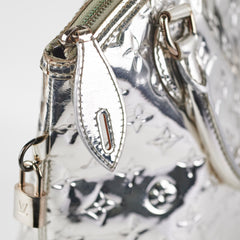 Louis Vuitton Silver Mirror Lock It Bag