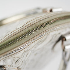 Louis Vuitton Silver Mirror Lock It Bag