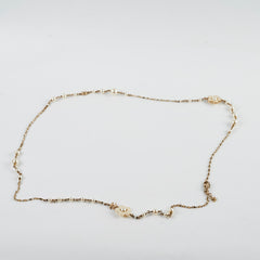 Chanel Flower Long Pearl Necklace Costume Jewellery