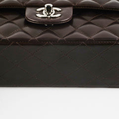 Chanel Medium/Large Classic Double Flap Dark Chocolate