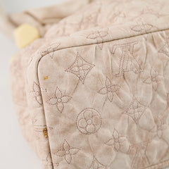 Louis Vuitton PM Monogram Olympe Lambskin Shoulder Pink Beige