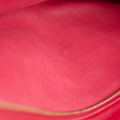 Gucci Leather Tassle Clutch Red