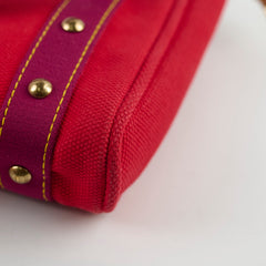 Louis Vuitton Canvas Tote Red