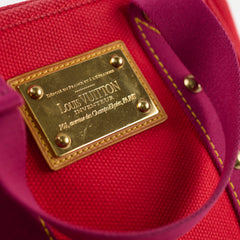 Louis Vuitton Canvas Tote Red