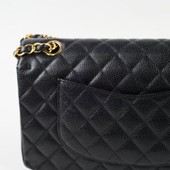 Chanel Classic Flap Medium/Large Black Caviar