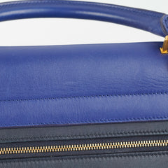 Celine Small Trapeze Blue/Black