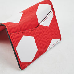 Louis Vuitton Pocket Organizer Red Epi FIFA World Cup Edition