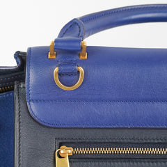 Celine Small Trapeze Blue/Black