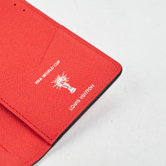 Louis Vuitton Pocket Organizer Red Epi FIFA World Cup Edition