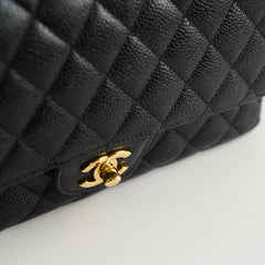 Chanel Classic Flap Medium/Large Black Caviar