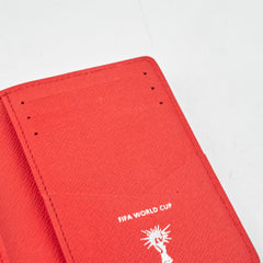 Louis Vuitton Pocket Organizer Red Epi FIFA World Cup Edition