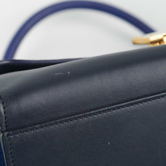 Celine Small Trapeze Blue/Black