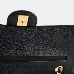 Chanel Classic Flap Medium/Large Black Caviar