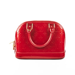 Louis Vuitton Alma BB Vernis Red