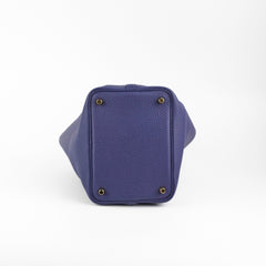 Hermes Picotin 18 Bleu Encre D Stamp (2019)