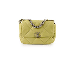 Chanel 19 Pistachio Green Small Microchip