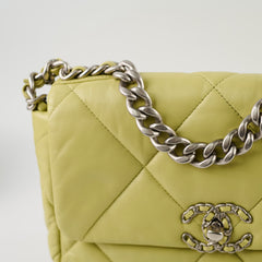 Chanel 19 Pistachio Green Small Microchip