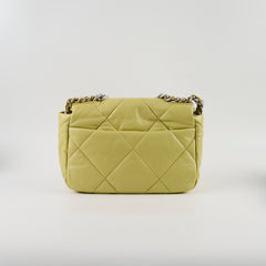 Chanel 19 Pistachio Green Small Microchip