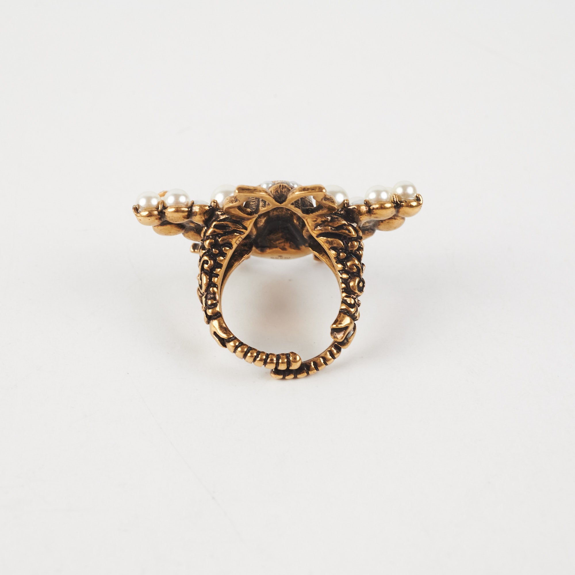 Gucci bee ring with interlocking g Clearance