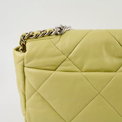 Chanel 19 Pistachio Green Small Microchip