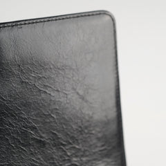 Chanel Old Medium Boy Shiny Calfskin Black - Series 17