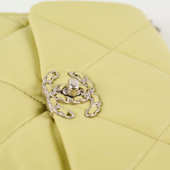 Chanel 19 Pistachio Green Small Microchip