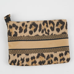 Christian Dior Leopard Cosmetic Pouch
