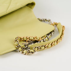 Chanel 19 Pistachio Green Small Microchip