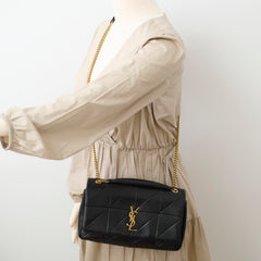 Saint Laurent Jamie Medium Black Shoulder Bag