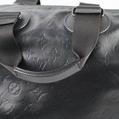 Louis Vuitton Speedy Monogram Bandouliere 40 Shadow Leather Black