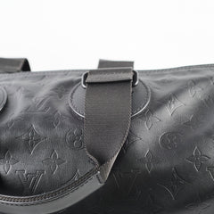 Louis Vuitton Speedy Monogram Bandouliere 40 Shadow Leather Black