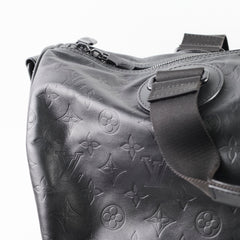 Louis Vuitton Speedy Monogram Bandouliere 40 Shadow Leather Black