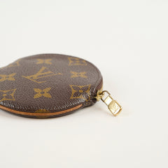 Louis Vuitton Round Coin Purse Monogram